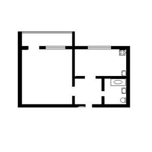 1-к квартира, на длительный срок, 27м2, 7/9 этаж