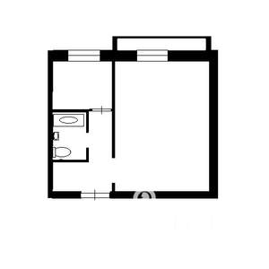1-к квартира, на длительный срок, 33м2, 3/4 этаж