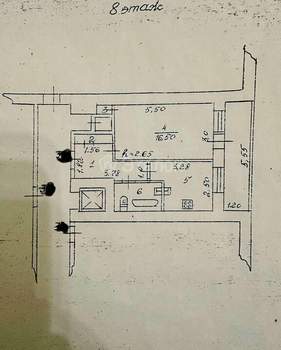 1-к квартира, на длительный срок, 37м2, 8/9 этаж