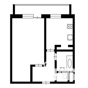 1-к квартира, на длительный срок, 40м2, 1/9 этаж