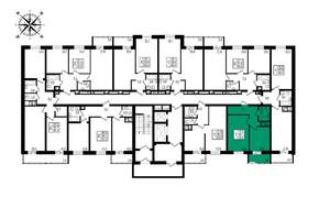 1-к квартира, вторичка, 40м2, 3/16 этаж