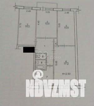 4-к квартира, вторичка, 74м2, 4/5 этаж