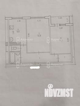 2-к квартира, вторичка, 51м2, 2/9 этаж