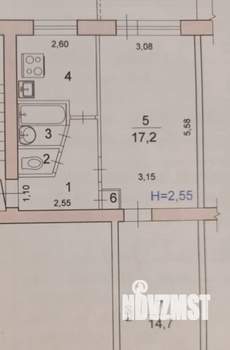 2-к квартира, вторичка, 46м2, 3/5 этаж