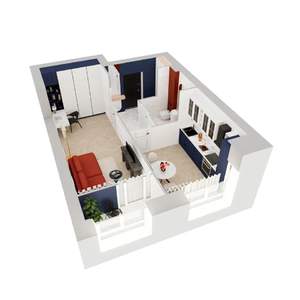 1-к квартира, вторичка, 37м2, 9/10 этаж