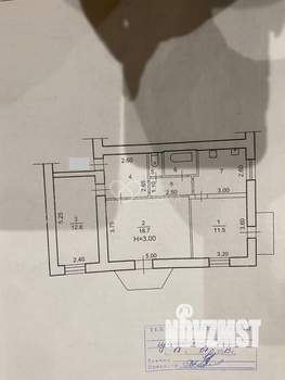 3-к квартира, вторичка, 64м2, 3/3 этаж