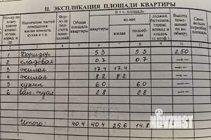 2-к квартира, вторичка, 40м2, 1/5 этаж