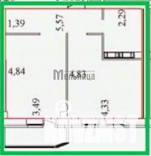 2-к квартира, вторичка, 48м2, 7/9 этаж