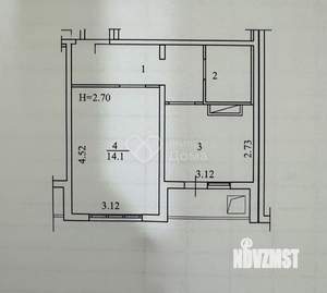 1-к квартира, вторичка, 32м2, 5/9 этаж