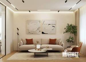 2-к квартира, строящийся дом, 58м2, 9/25 этаж