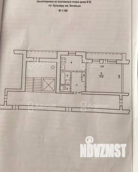 1-к квартира, вторичка, 35м2, 3/9 этаж