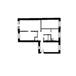 3-к квартира, вторичка, 55м2, 1/3 этаж