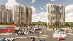 2-к квартира, строящийся дом, 61м2, 1/19 этаж