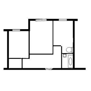 2-к квартира, вторичка, 52м2, 3/9 этаж