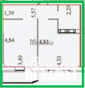2-к квартира, вторичка, 48м2, 7/9 этаж