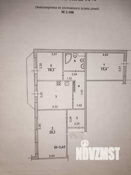 3-к квартира, вторичка, 77м2, 15/16 этаж