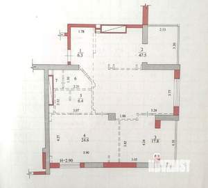 3-к квартира, вторичка, 107м2, 10/17 этаж