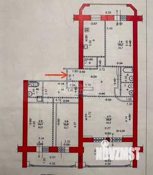 4-к квартира, вторичка, 157м2, 3/10 этаж