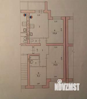 3-к квартира, вторичка, 61м2, 2/5 этаж