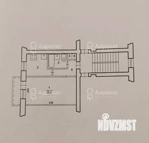 1-к квартира, вторичка, 30м2, 3/5 этаж