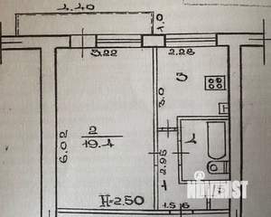 1-к квартира, вторичка, 33м2, 9/9 этаж