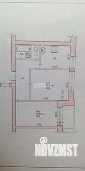 2-к квартира, вторичка, 51м2, 8/9 этаж