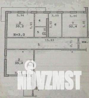3-к квартира, вторичка, 192м2, 16/22 этаж