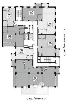 2-к квартира, вторичка, 78м2, 17/18 этаж