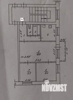 3-к квартира, вторичка, 48м2, 5/5 этаж