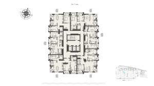 2-к квартира, вторичка, 89м2, 17/17 этаж