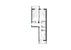 2-к квартира, строящийся дом, 61м2, 2/19 этаж
