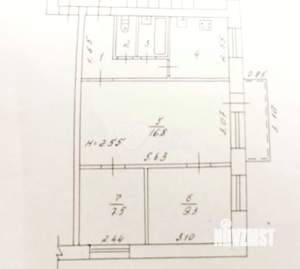 3-к квартира, вторичка, 48м2, 5/5 этаж
