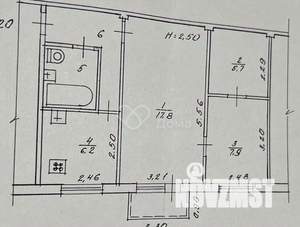 2-к квартира, вторичка, 45м2, 5/5 этаж