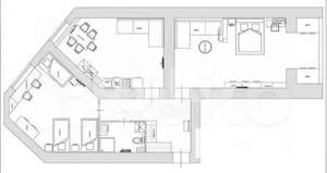 3-к квартира, вторичка, 93м2, 4/17 этаж