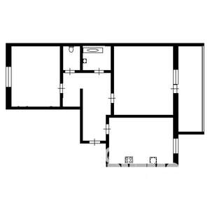 2-к квартира, вторичка, 62м2, 6/9 этаж