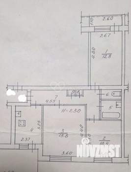3-к квартира, вторичка, 61м2, 2/9 этаж