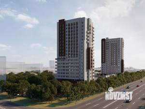 1-к квартира, строящийся дом, 47м2, 13/19 этаж