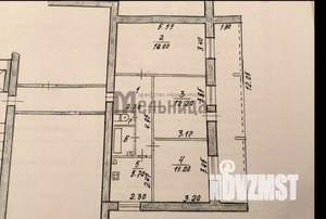 3-к квартира, вторичка, 67м2, 2/9 этаж