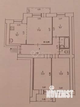 3-к квартира, вторичка, 77м2, 5/9 этаж