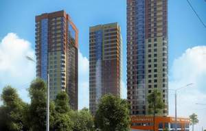 1-к квартира, вторичка, 46м2, 21/24 этаж