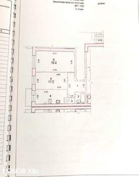 2-к квартира, вторичка, 49м2, 3/3 этаж
