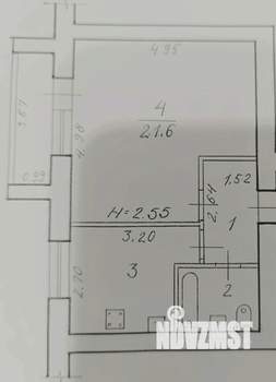 1-к квартира, вторичка, 33м2, 1/5 этаж