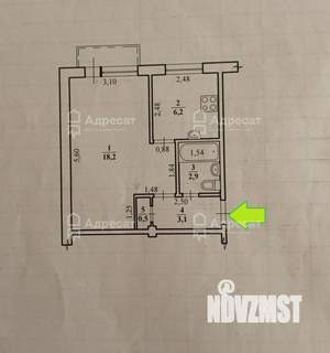 1-к квартира, вторичка, 31м2, 4/4 этаж
