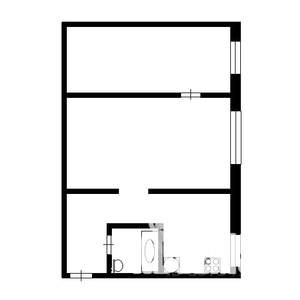 2-к квартира, вторичка, 48м2, 1/5 этаж