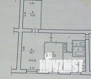 3-к квартира, вторичка, 10м2, 4/9 этаж