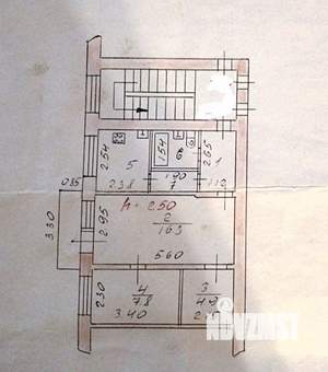 2-к квартира, вторичка, 43м2, 4/5 этаж