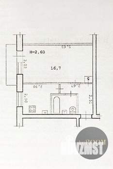 1-к квартира, вторичка, 31м2, 5/5 этаж