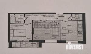 2-к квартира, вторичка, 57м2, 8/9 этаж