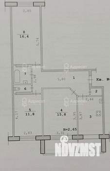 3-к квартира, вторичка, 79м2, 3/9 этаж