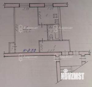 1-к квартира, вторичка, 31м2, 1/2 этаж